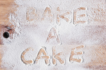 Bake a cake