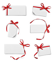 ribbon bow card note chirstmas celebration greeting