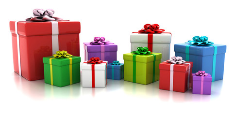 Colorful presents