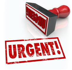 Urgent Stamp Word Immediate Emergency Action Required - obrazy, fototapety, plakaty