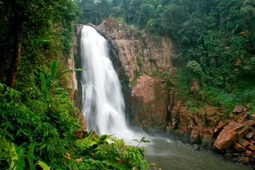 haew narok waterfall at khao yai national park Thailand