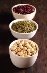 Lotus seeds and beans