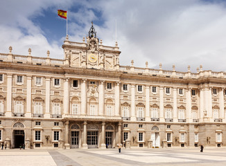 Obraz premium Madrid. Facade of Royal Palace