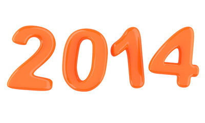 2014 New Year digits