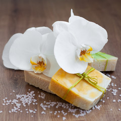 Obraz na płótnie Canvas Natural Herbal Soap