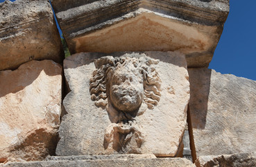 Fototapeta premium View of Arycanda Ancient City in Antalya, Turkey.