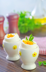 boiled eggs