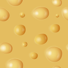 Cheese seamless pattern. Vector illustration