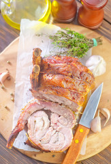 baked meat roll