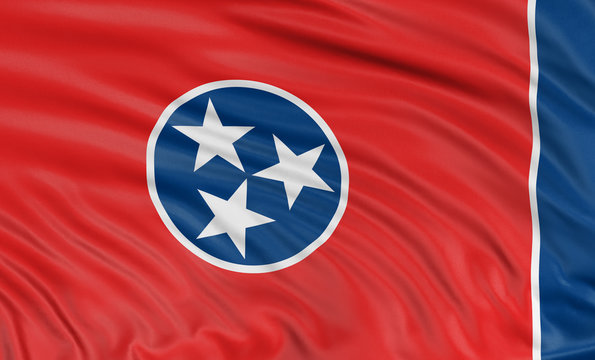 3D Tennessee Flag