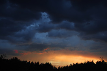 sunset colors
