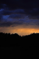 Obraz premium sunset color