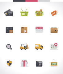Vector e-commerce icon set