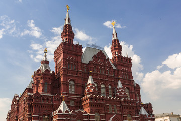 Fototapeta na wymiar Histostical Museum in Moscow