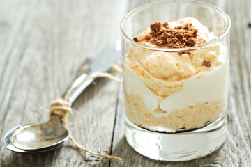 Pumpkin Cheesecake in a glass