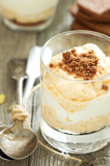 Pumpkin Cheesecake in a glass