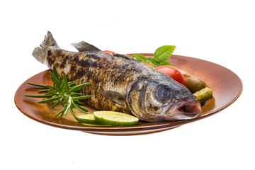 Roasted seabass