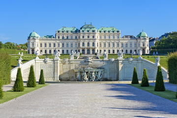 Obraz premium Schloss Belvedere - Wien