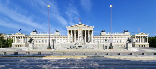 Naklejka premium Parlamentsgebäude Wien