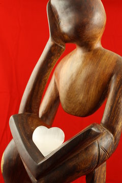 Dreaming Of Love on red background