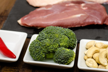 Broccoli und Cashew-Kerne