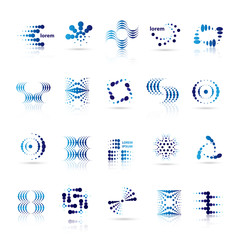 Design Elements Set - Isolated On White Background