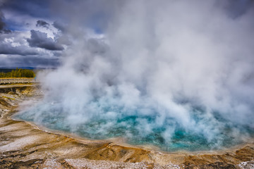 Excelsior Geyser Crater