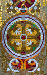 Beautiful stone mosaic pattern.