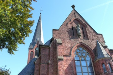 Fototapeta na wymiar St. Maria Himmelfahrt Kirche Hamminkeln