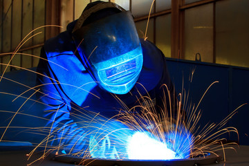 welder at work
