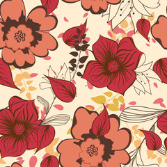 Seamless floral pattern