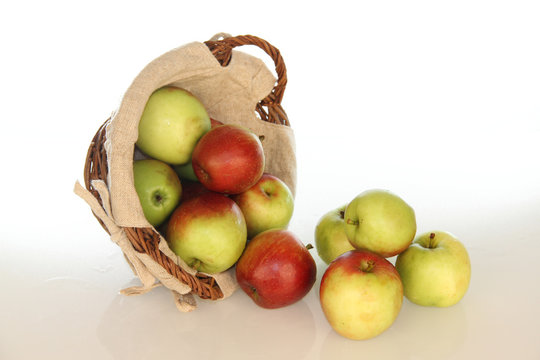pommes déversées