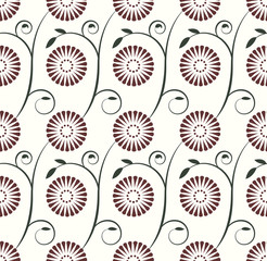 Seamless Floral Wallpaper Pattern