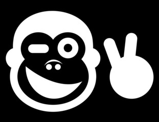 Happy monkey