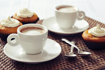 coffee with muffins