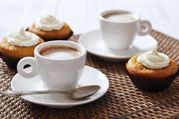 coffee with muffins