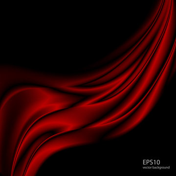 Vector abstract wave background © samarets1984