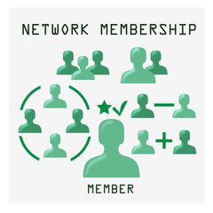 User Icons Set - Isolated On Gray Background