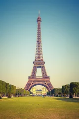 Fotobehang Eiffeltoren © sborisov