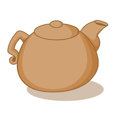 teakettle isolated illustration