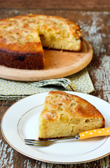 Citrus grape cake