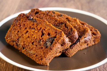 Chocolate pumpkin loaf