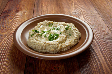 homemade  Baba Ghanoush