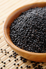Black lentils