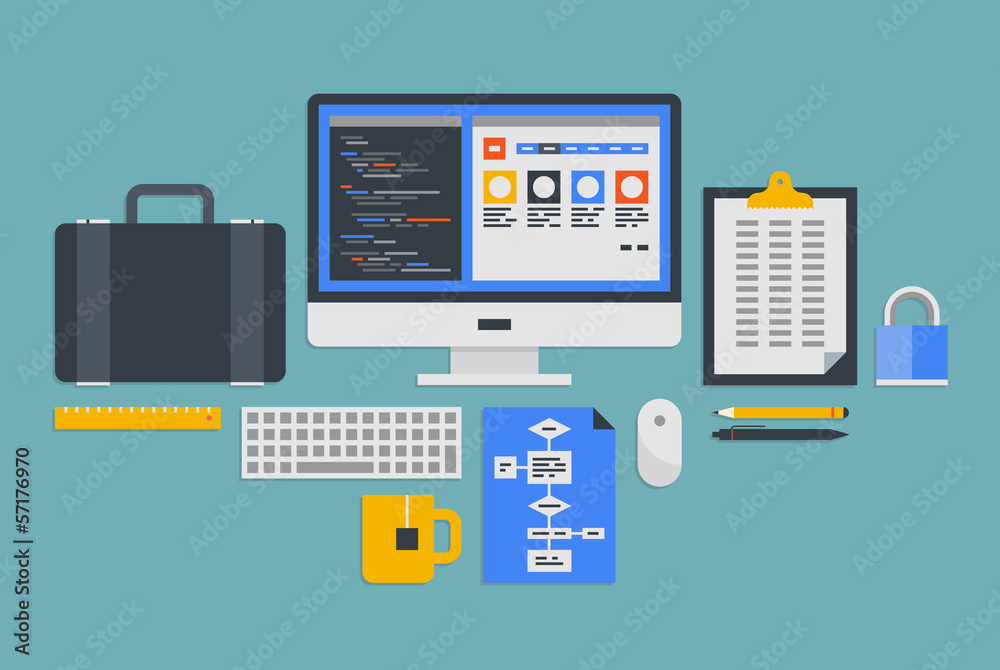 Poster Web programming development
