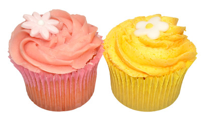 Lemon And Strawberry Flavour Cupcakes