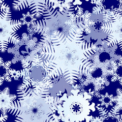 snowflake blue seamless02