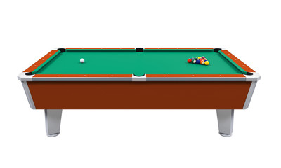 Billiard Table Isolated