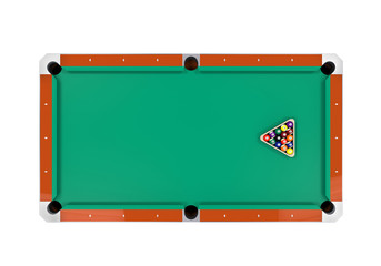 Billiard Table Isolated