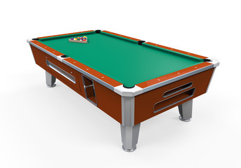 Billiard Table Isolated